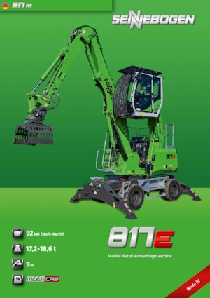 Manipuladores de materiales Sennebogen 817M E