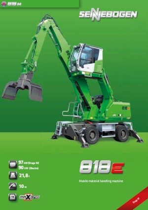 Manipuladores de materiales Sennebogen 818M E