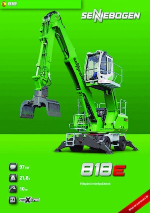 Manipuladores de materiales Sennebogen 818M E