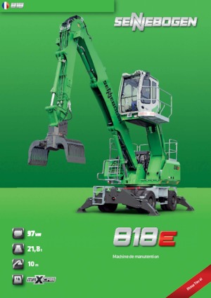 Manipuladores de materiales Sennebogen 818M E
