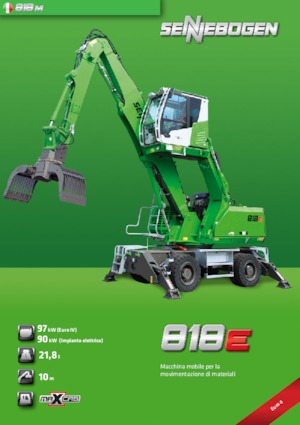 Manipuladores de materiales Sennebogen 818M E