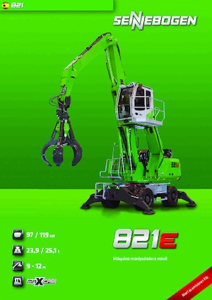 Manipuladores de materiales Sennebogen 821M E