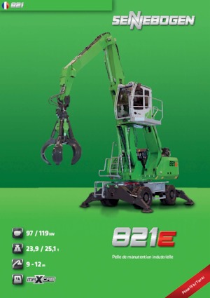 Manipuladores de materiales Sennebogen 821M E