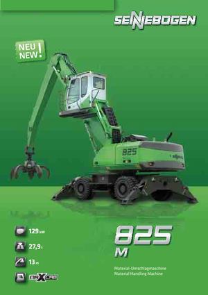 Excavadoras hidráulicas  de ruedas Sennebogen 825 M