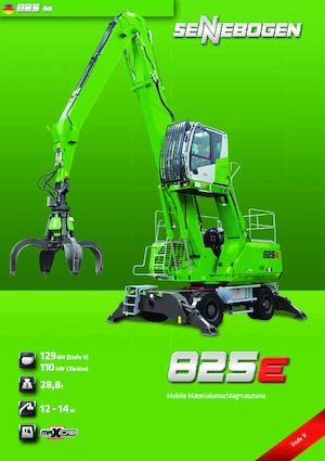 Manipuladores de materiales Sennebogen 825M E 