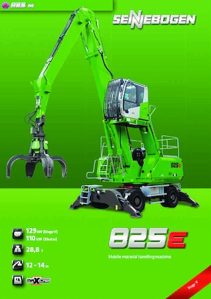 Manipuladores de materiales Sennebogen 825M E 