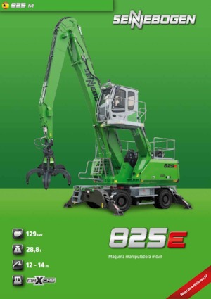 Manipuladores de materiales Sennebogen 825M E 