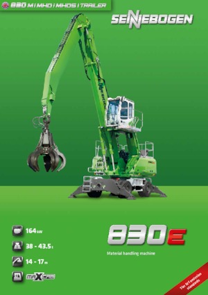 Excavadoras hidráulicas  de ruedas Sennebogen 830 M