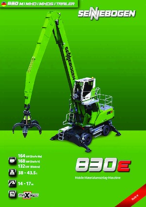 Manipuladores de materiales Sennebogen 830M E 