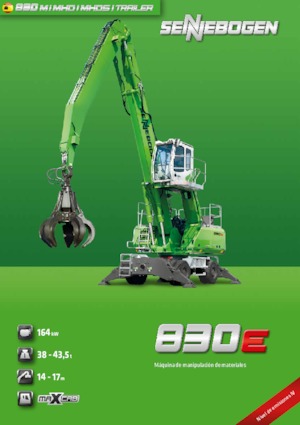 Manipuladores de materiales Sennebogen 830M E 