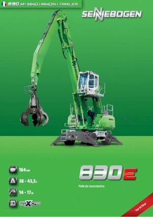 Manipuladores de materiales Sennebogen 830M E 
