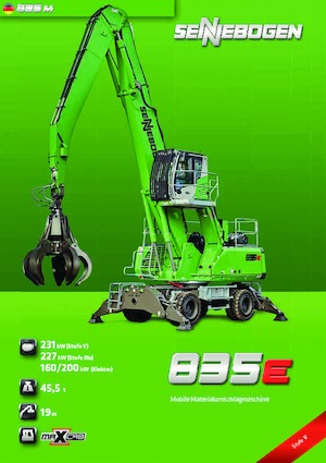 Manipuladores de materiales Sennebogen 835M E