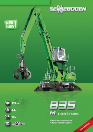 Manipuladores de materiales Sennebogen 835M E