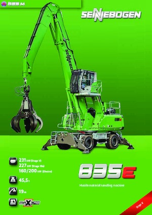 Manipuladores de materiales Sennebogen 835M E