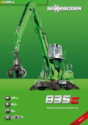 Manipuladores de materiales Sennebogen 835M E