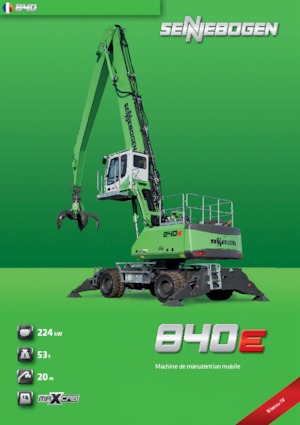 Manipuladores de materiales Sennebogen 840M E 