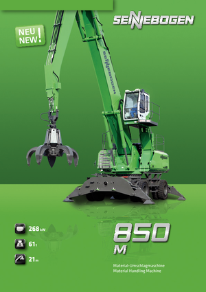 Excavadoras hidráulicas  de ruedas Sennebogen 850 M