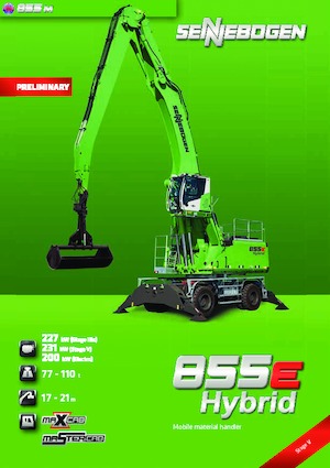Manipuladores de materiales Sennebogen 855M E Hybrid  