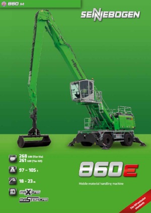Manipuladores de materiales Sennebogen 860M E Hybrid