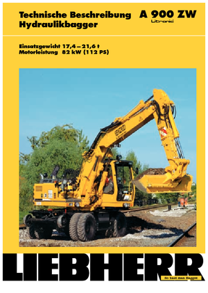 Excavadoras hidráulicas  de ruedas Liebherr A 316 Litronic