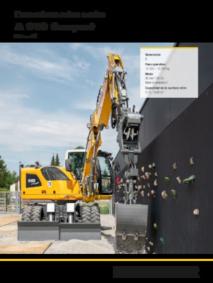 Excavadoras hidráulicas  de ruedas Liebherr A 910 Compact Litronic