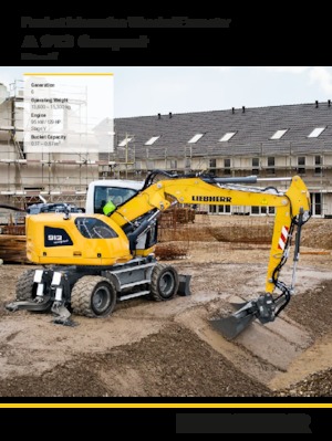 Excavadoras hidráulicas  de ruedas Liebherr A 913 Compact Litronic G6.0