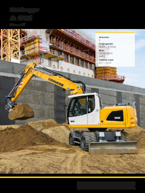 Excavadoras hidráulicas  de ruedas Liebherr A 916 Litronic G6.0