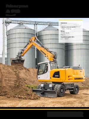Excavadoras hidráulicas  de ruedas Liebherr A 918 Litronic G6.0