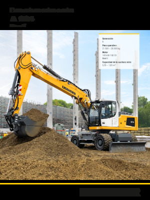Excavadoras hidráulicas  de ruedas Liebherr A 924 Litronic G6.0