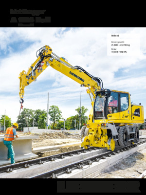 Excavadoras hidráulicas  de ruedas Liebherr A 924 Rail Litronic
