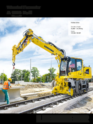 Excavadoras hidráulicas  de ruedas Liebherr A 924 Rail Litronic
