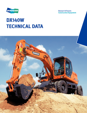 Excavadoras hidráulicas  de ruedas Doosan DX 140 W