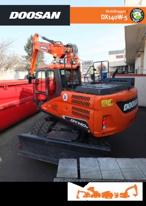 Excavadoras hidráulicas  de ruedas Doosan DX140W-5