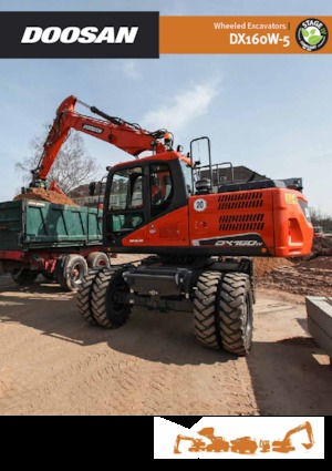 Excavadoras hidráulicas  de ruedas Doosan DX160W-5