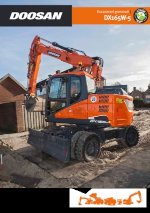 Excavadoras hidráulicas  de ruedas Doosan DX165W-5