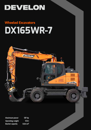 Excavadoras hidráulicas  de ruedas Develon DX165WR-7 