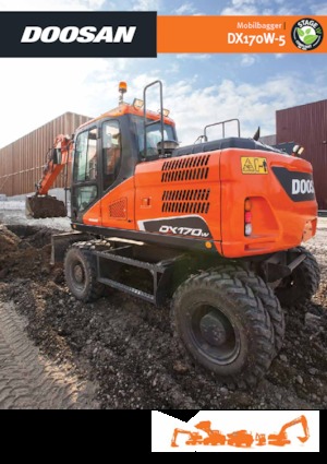 Excavadoras hidráulicas  de ruedas Doosan DX170W-5