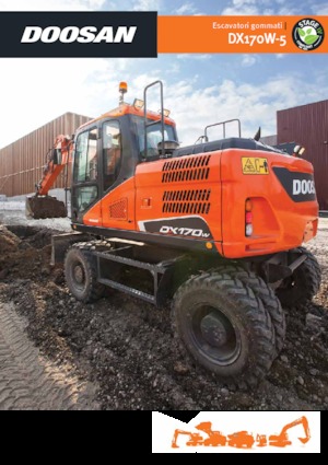 Excavadoras hidráulicas  de ruedas Doosan DX170W-5