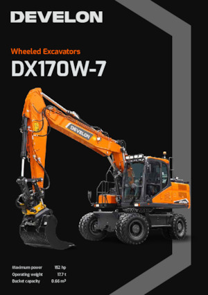 Excavadoras hidráulicas  de ruedas Develon DX170W-7 