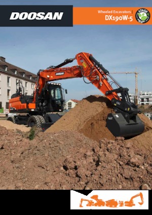 Excavadoras hidráulicas  de ruedas Doosan DX190W-5