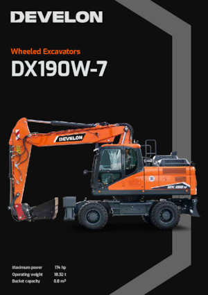 Excavadoras hidráulicas  de ruedas Develon DX190W-7 