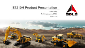 Excavadoras hidráulicas  de ruedas SDLG E7210H