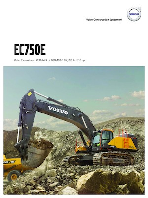 Excavadoras de orugas Volvo EC750E