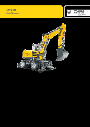 Excavadoras hidráulicas  de ruedas Wacker Neuson EW 100