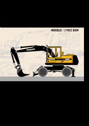 Excavadoras hidráulicas  de ruedas Akerman-Volvo EW 130 C