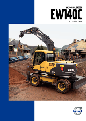 Excavadoras hidráulicas  de ruedas Volvo EW140C