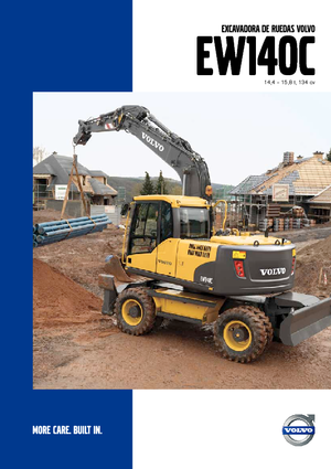 Excavadoras hidráulicas  de ruedas Volvo EW140C