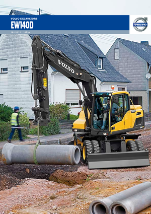 Excavadoras hidráulicas  de ruedas Volvo EW140D