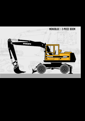Excavadoras hidráulicas  de ruedas Akerman-Volvo EW 150 C