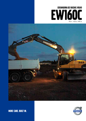 Excavadoras hidráulicas  de ruedas Volvo EW160C